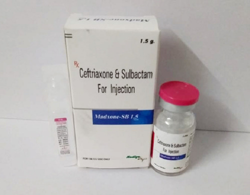 Washable Madxone-Sb 1.5 Ceftriaxone And Sulbactam Antibiotic Injection