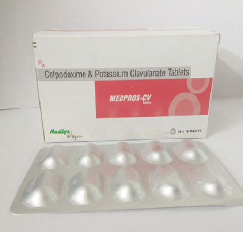 Medprox-CV Cefpodoxime And Potassium Clavulanate Antibiotic Tablet