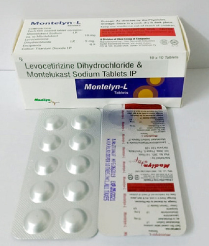 Montelyn-L - Levocetirizine Dihydrochloride and Montelukast Sodium Tablets | Oral Administration, Prescription Mandatory, Clinically Recommended for Allergic Symptoms, Suitable for Adults, Room Temperature Storage
