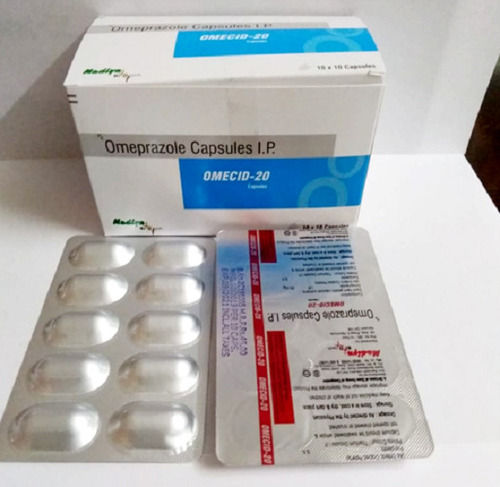 Omecid-20 Omeprazole 20 MG Capsule, 10x10 Alu Alu