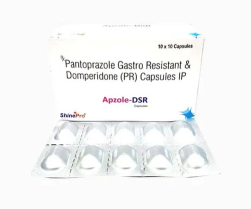 Pantoprazole Gastro Resistant And Domperidone Prolonged Release Capsules IP, 10 x 10 Capsules Alu-Alu Pack