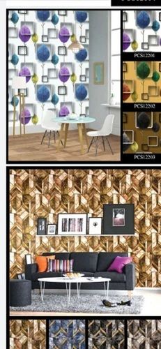 Rectangular Shape And Printed Pattern Imported Wallpaper For Decoration Uses