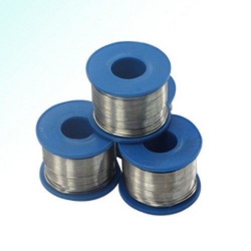 Silver Versatile Heat Sensitive Reliable Solder Wire For Electronics Industries 