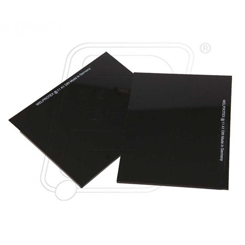 3 MM Thickness Heat, Spark And Spatter Resistant Welding Black Glass