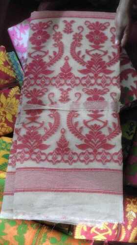 Complete Handmade Soft Cotton Dhakai Jamdani Saree