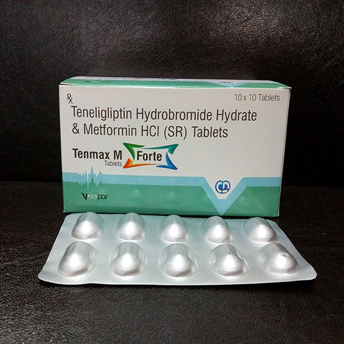 TENMAX-M FORTE Teneligliptin Hydrobromide Hydrate And Metformin HCL (SR) Tablet