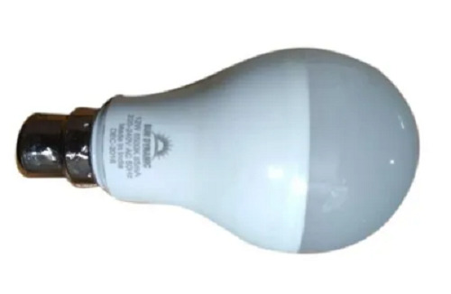 12 वॉट और 120 हर्ट्ज पॉलीकार्बोनेट 90 वोल्ट प्लेन गोल आकार का LED बल्ब