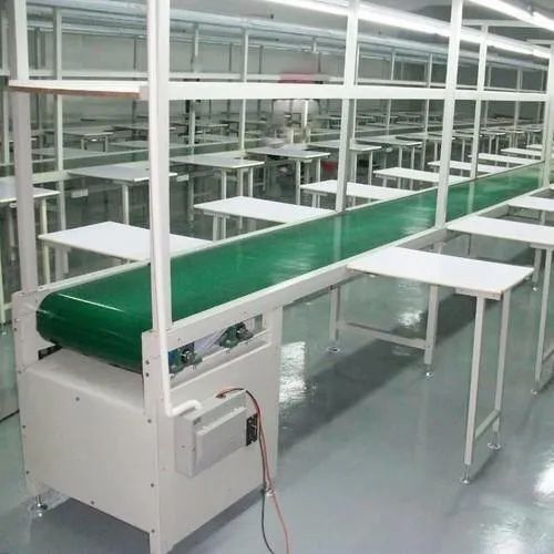 40-60 Feet High Production Capacity Paint Coated Assembly Line Belt Conveyor