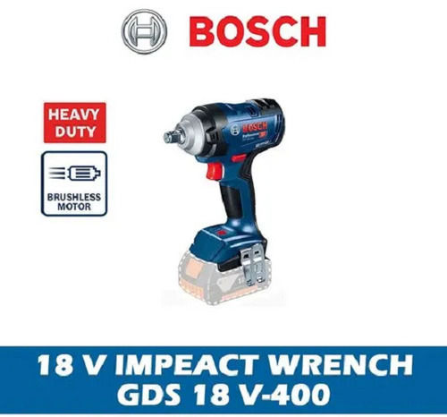 Bosch Heavy Duty 18 Volts Cordless Impact Wrench With Interchangeable Carbon Brush