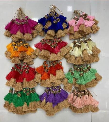 Designer Handmade Resham (Silk) Latkan Tassel For Decoration