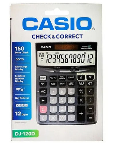 16.2x7.7x1.1 Cm Size 100 Gram Abs Battery Plastic Casio Basic Calculator 