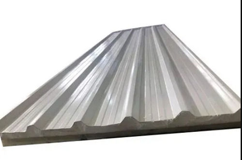 50 Mm Thick Polished Puff Roof Panels With Plain Patten, 6 X 1 Meter For Home