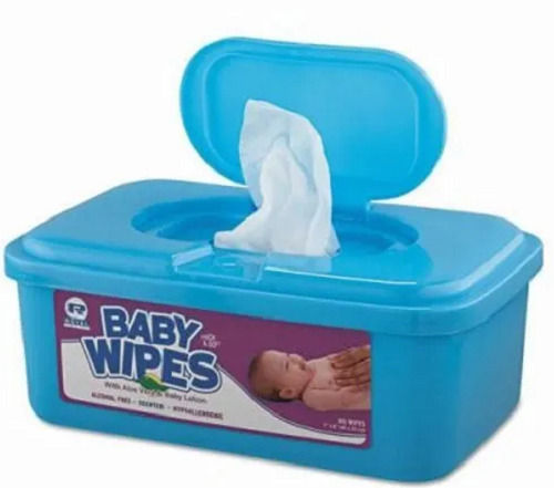 6 Inch Size Plain Pattern Soft Cotton Material Wet Wipes For Newborn Baby