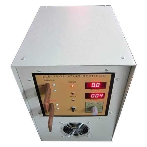 Silver 600 Volts And 50 Hz Industrial Electric Three Phase Electroplating Rectifiers