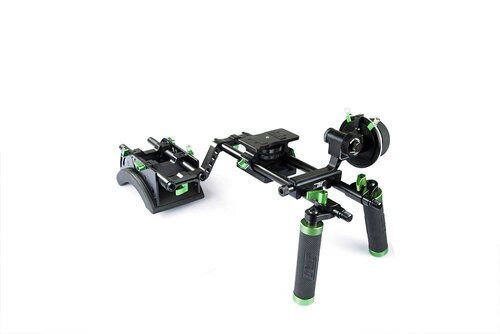 Black Color Lanparte Double Handle DSLR Camera Rig Kit 