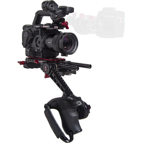 Black Stainless Steel Extension Arm Pro Shoulder Kit For DSLR Camera