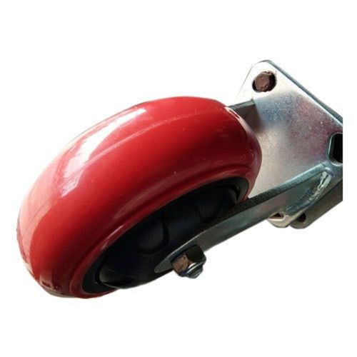 Red Stainless Steel Caster Wheel