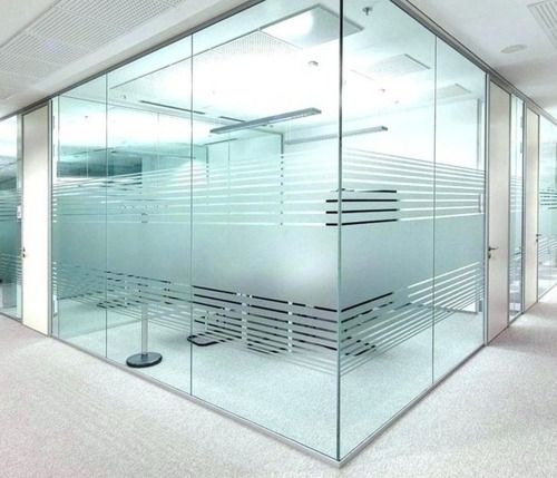 Solid 10.3 Mm Thick Toughened Transparent Clear Decorative Flat Partition Glass