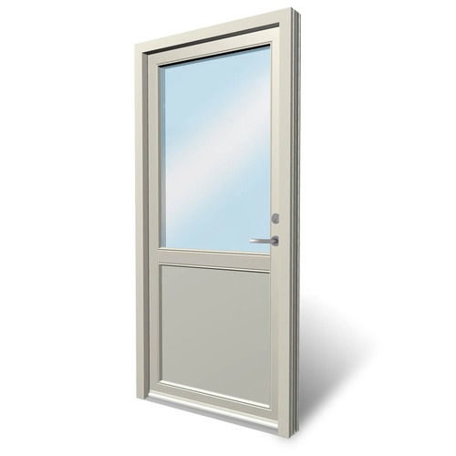 25 Mm Thick 8 Feet Rectangular Powder Coated Aluminum Swing Entry Door Application: Residential