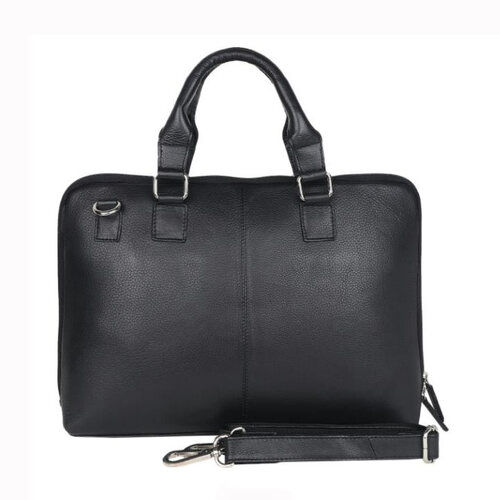 White Black Ndm Leather Corporate Office Bags With Detachable Shoulder Strap