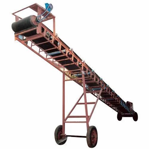 Mild Steel Portable Belt Conveyor 