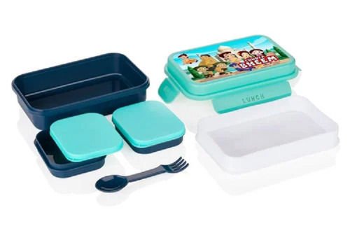 Leakproof BPA Free Non-Toxic 300 ML Plastic School Lunch Box For Kids