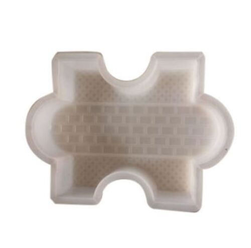 White 8 Inch Zig-Zag Plastic Block Various Designs Pvc Paver Module