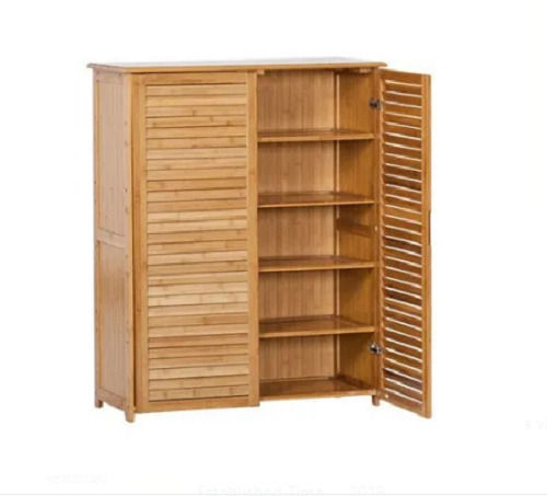 Durable And Strong Teak Wood Paint Coated Carpentry Wooden Shoe Rack