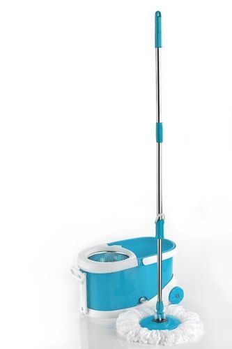 Easy Wheels and Puller Handle Spin Mop for Floor Cleaning