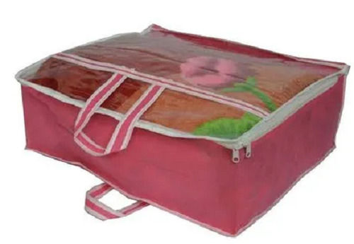 Plain PVC Material and Zipper Closure Type Dual Handle Blanket Bag