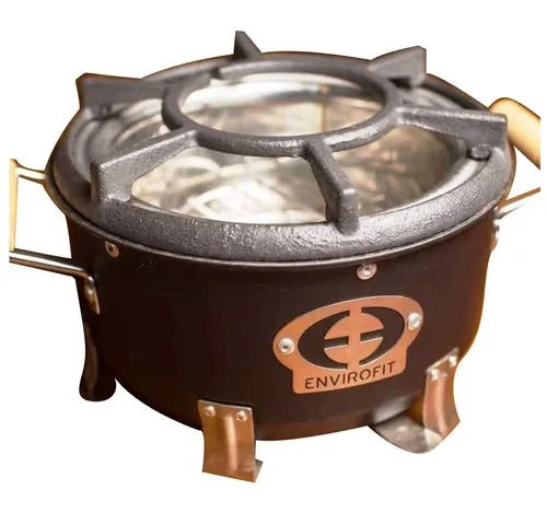 Portable Mild Steel Biomass Wood Fuel Stove For Cooking