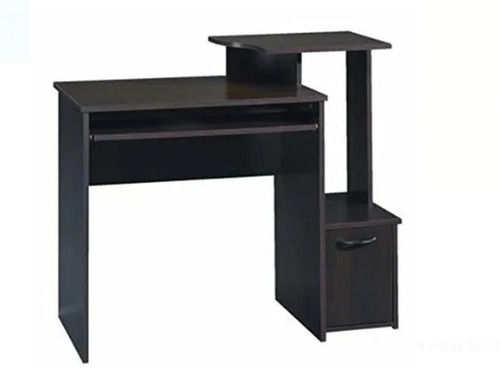 Sleek And Elegant Look Pvc Veneers Oak Wooden Computer Tables