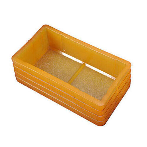 Brown 9X4X3 Inch 150 Gram Pvc Body Brick Mould For Cement And Paver Block