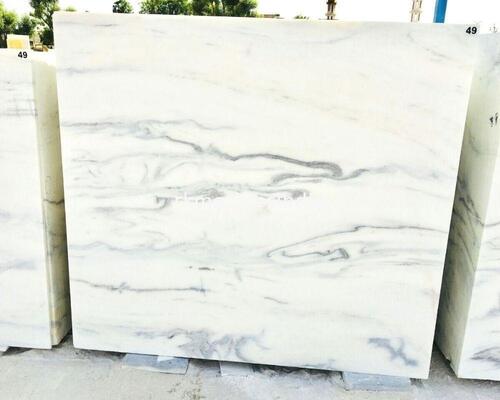 Acid Resistant Dalmatian White Marble Slabs For Flooring