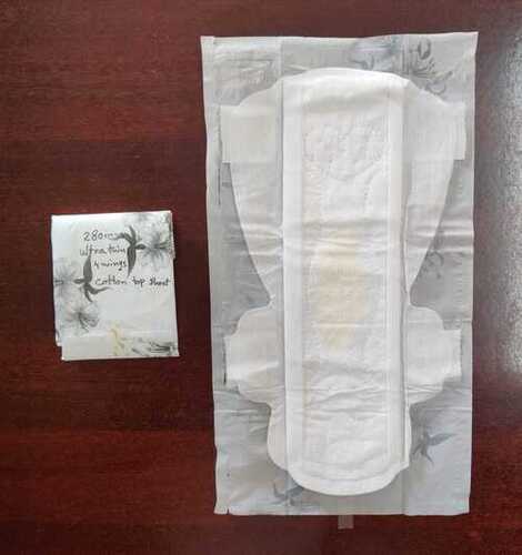 Eco Friendly White Cotton Disposable Sanitary Pads For Ladies Personal Use Dosage Form: Powder