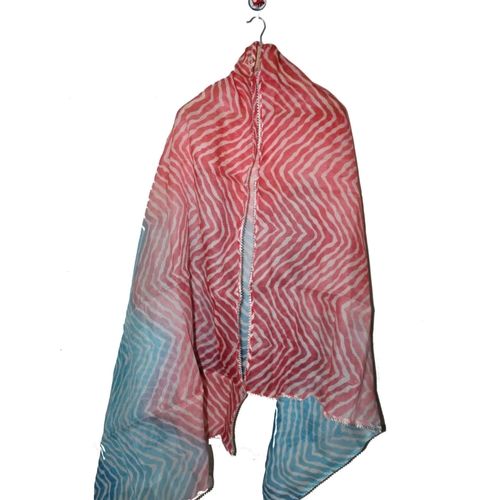 Ethnic Wear Skin Friendly Lightweight Kota Doria Printed Cotton Dupatta For Ladies