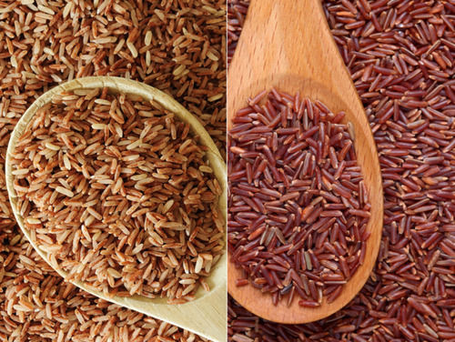 Machine Cleaned Healthy Medium Grain Brown And Red Rice