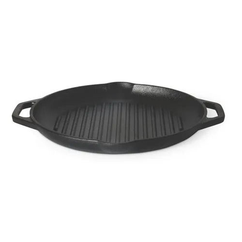 Milton Treo Healthy Cooking 26 CM Black Cast Iron Grill Pan With Handle