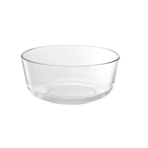 Ocean Assurance Dishwasher Safe Plain Clear Glass Bowl For Home And Hotel