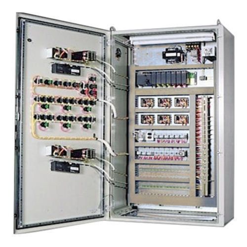 Rust Proof Powder Coated Mild Steel Plc Control Panel For Electrical Use Dimension(L*W*H): 16X10X30 Inch (In)