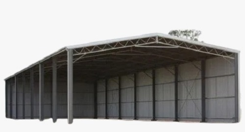 ब्राउन 88X 41X 25 इंच प्रीफ़ैब एल्युमिनियम और स्टील वेयरहाउस शेड