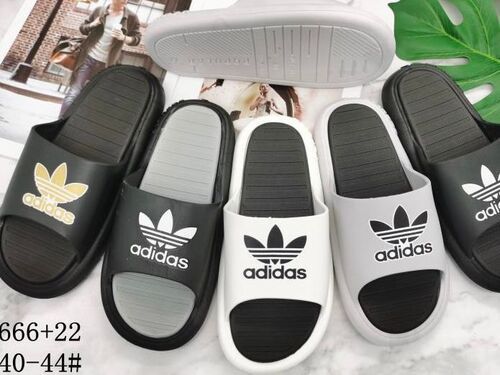 Blue Casual And Daily Wear Men'S Black White Slippers