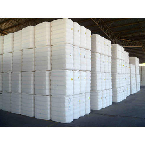 Export Quality Packed Raw Compressed Cotton Lint Bale