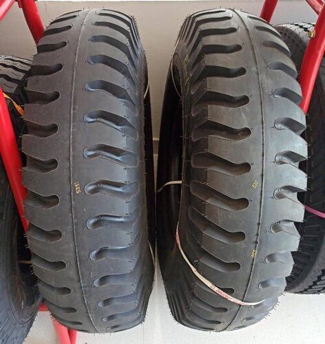 Heavy Duty Black Rubber JCB Tyre With All Sizes Available