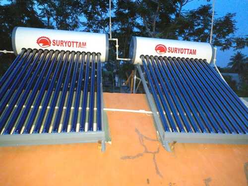 Heavy Duty Solar Water Heater With 1 Year Warranty And Capacity 50-100 Liter Per Day