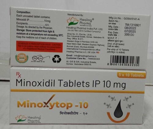 Minoxytop - 10 Tablet Keep Dry & Cool Place