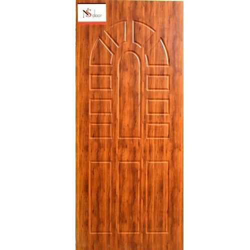 Green Termite Resistance Teak Wood Designer Door, Size 5-7 Feet Height