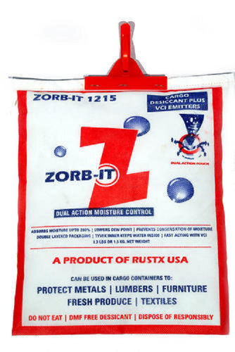 Zorbit Container Sack Dual Action Moisture Control VCI Emitter For Cargo