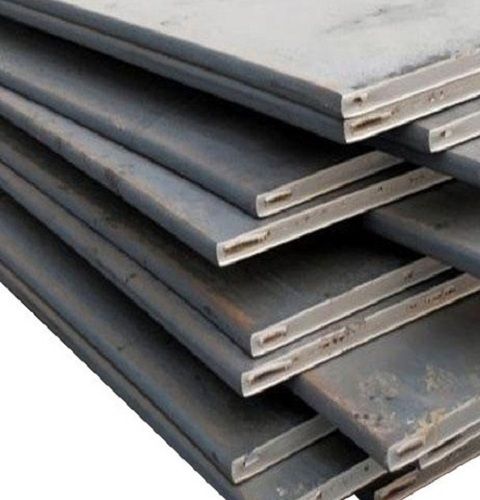 Black 7.85 T/M3 Density Rectangular Shaped Iron Metal Plates For Industrial Work