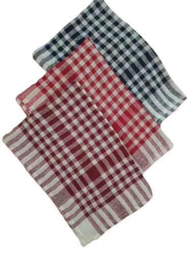 Highly Absorbent Lightweight Cotton Check Design Duster Cloth For Kitchen